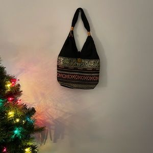 Mini elephant handbag with cute large brown button (bought in Germany)